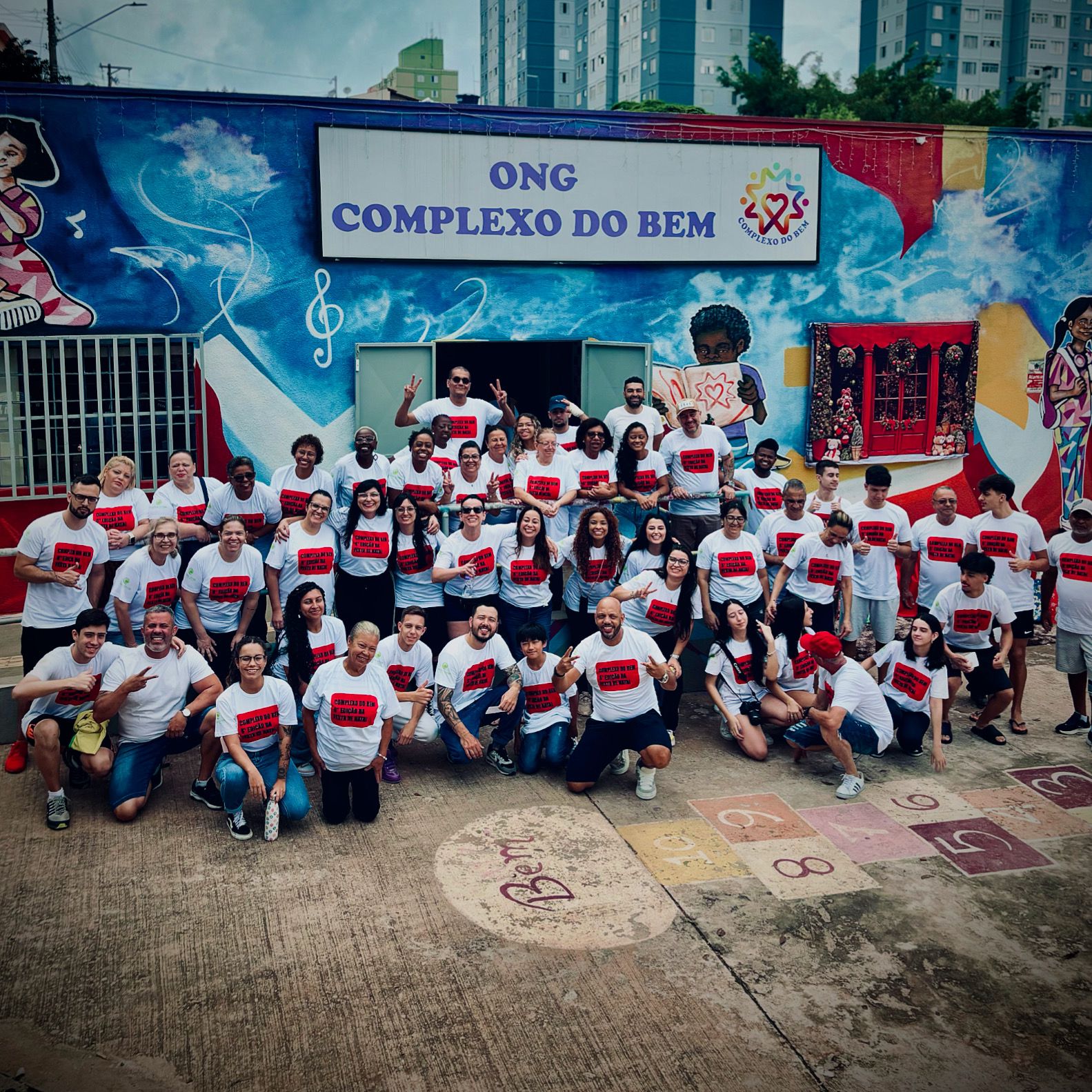 Equipe e voluntários do Complexo do Bem