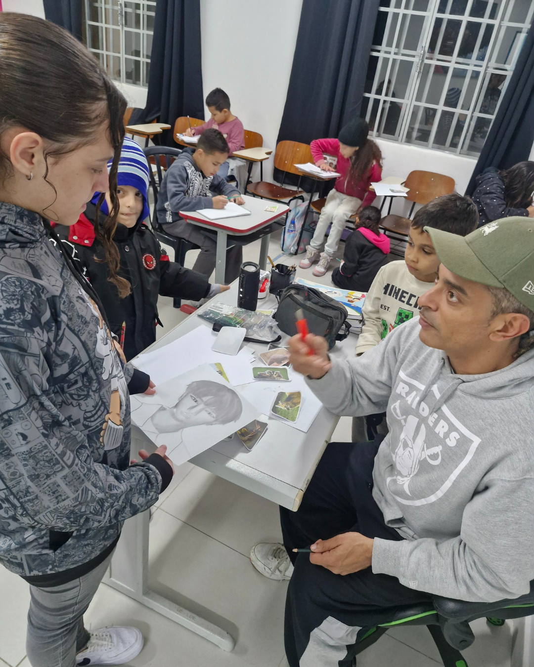 aula de desenho